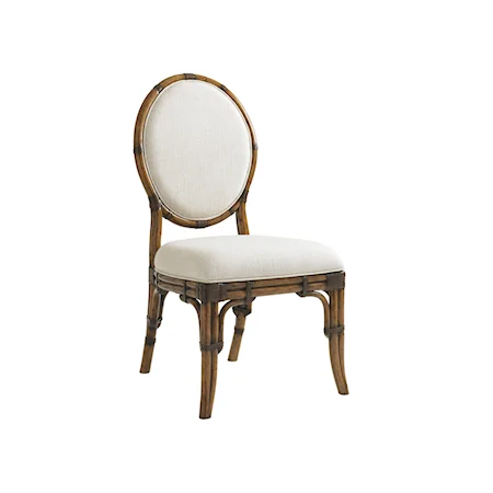 Customizable Gulfstream Oval Back Side Chair